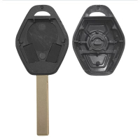 Корпус ключа під чіп для BMW Е46, Е53, Е60, Х3, Х5 (бмв) лезо HU 92