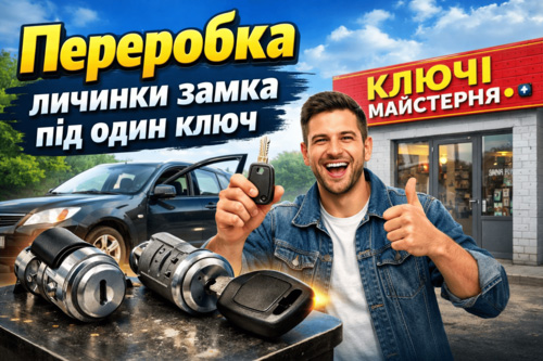 Один ключ на всі замки автомобіля — послуга