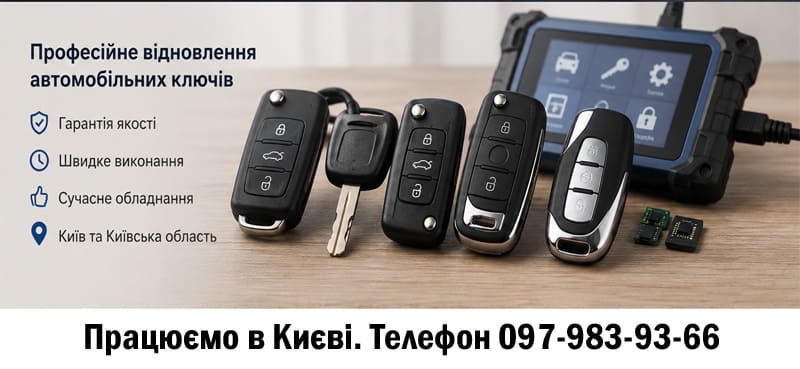 Загублено ключ від авто у Києві